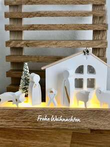 Set de 3 moldes de silicona para hacer adornos de oración, molde sencillo para decoración del hogar, molde de yeso para manualidades, molde de resina epoxi para fundición - Blanco - Ver 6