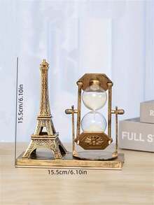 1pc Vintage Iron Tower Rotating , Eiffel Tower Shaped Timer, Kinetic Ball, Ferris Wheel Home Decor, Suitable For Housewarming, Living Room, Office, Desk, Romantic Anniversary Gift For Couples, Suitable For Relatives, Friends, Housewarming, Birthday, Thanksgiving, Valentine's Day ( Style Random) - Multicolor - View 10