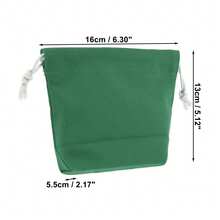 Women Drawstring Makeup Bag For Outdoor Activities Travel Vacations Cosmetic Bag Organizer