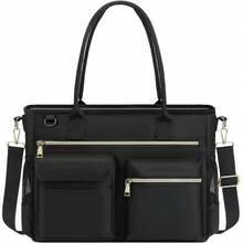 Borsa per laptop NUBILY da donna da 15,6 pollici, borsa a tracolla professionale per insegnanti, infermiere, computer, lavoro, ufficio, scuola, idea regalo
