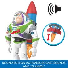 Pixar Toy Story Buzz Lightyear 10-In Action Figure Toy With Rocket & Sounds  [COLLECTIBLES] Action Figure - Nhiều màu - Xem 5