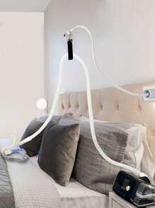 2pcs/Set CPAP Tubing Holder - Bedside CPAP Tubing Hanger, Prevents Tangling And Blockage, Keeps CPAP Tubing Away From Face And Arms For Better Sleep (Random Delivery Of Black And White Holders)