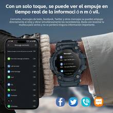 LOKMAT ATTACK GT Smartwatch With Bluetooth Calling, Push Notifications, Call Reminders, Flashlight, Compass, Multi-Function, Heart Rate, Blood Oxygen, Sleep, Health Monitoring, IP68 Waterproof, Multiple Sports Modes, A Wide Range Of Dial Options, And A Triple-Proof Design. - ATTACK GT - View 6