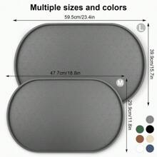 BVEOYPET Waterproof Silicone Pet Placemat - Keep Your Cat Or Dog's Food & Water In Place & Non-Slip Pet Food Mat, Dog & Cat Feeding Mat!