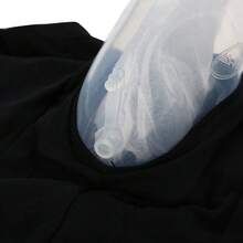 M/L Male reutilizable urinario de la pierna de la bolsa de la orina del embudo de la orina del colector de la orina con el catéter grande - M - Ver 2