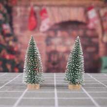 Christmas Sticky Cedar, Small Christmas Tree, Mini Pine Needle Christmas Tree, Table Decoration, Christmas Decorations, Christmas Tree, Christmas Decoration - Multicolor - View 4