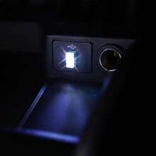 New Daily Supplies 2 Pcs USB LED Car Interior Atmosphere Lamp, Night Light Led Decoration Light Ambient Lighting Kit Interior LED Lights, Portable Vehicle Ambient Lighting Kit For All Car Interior Accessories (Multi)