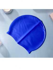 Swimming Kit With Silicone Cap And Goggles For Young People And Adults - 藍色 - 查看 2