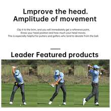 Golf Swing Trainer, Helps Stabilize Head During Swing Training, Improves Swing Technique And Shot Performance