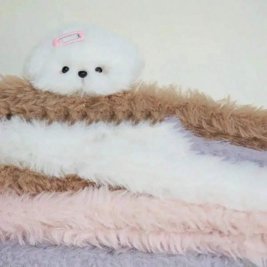 1m/39.37inch Pink Extra Long Faux Rabbit Hair Chenille Stem - Soft Bendable Wire For Giant Craft Projects, Unique Home Decor & Costume Accessories - Pink - View 1