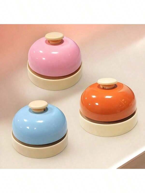 1pc Steel Hand Bells For Pet Training, No Need For Electricity, Suitable For Cat And Dog Interaction, Pet Toy Call Bells, Board Game Accessories, Desktop Decorations, Christmas Gift Room Decor