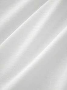 Vintage Newspaper Graphic Print Tee Casual Soft Short Sleeve Pure Cotton 220gsm T-Shirt - 白色 - 查看 5