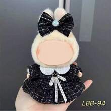 (Solo ropa) Nuevos vestidos casuales lindos de 17 cm para muñeca de la 1ra/2da/3ra generación Labobo, ropa de muñeca para Labubu
