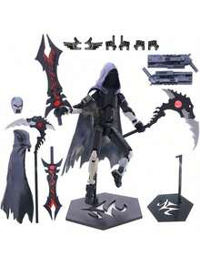 2025 Mới - 1 Bộ Đồ chơi Mô hình Hành động Khớp nối - Mô hình Búp bê Samurai - Đi kèm Nhiều Vũ khí - Quà tặng Sinh nhật, Quà tặng Giáng sinh, Quà tặng Halloween, Quà tặng Phục sinh, Quà tặng, Đồ chơi - Nhiều màu - Xem 5