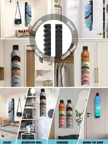 1pc Hat Storage Organizer Rack Baseball Cap Holder Wall-Mounted Hat Rack - Strong Load-Bearing Capacity, Equipped With Strong Adhesive And Screws, Large-Capacity Hanging Storage Box, Suitable For Home And Wardrobe Use.