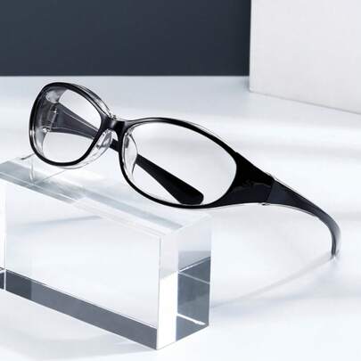 1 Pair Solid Color Fashionable Personalized Full Frame Anti-Wind & Sand Safety Glasses