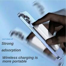Magnetic Portable Charger, Ultra Slim Qi2 Certified 10000mAh 20W Magnetic Power Bank, USB C In&Out Wireless Battery Pack With Foldable Stand, Phone Charger, Exclusive For Compatible With IPhone16 Pro/ Max; 16 Plus; 16; 15 Pro/ Max; 15 Plus; 15; 14 Pro/ Max; 14 Plus; 14; 13 Pro/ Max; 13 Mini; 13; 12 Pro/ Max; 12 Mini; 12; SE (2022); 11 Pro Max; 11 Pro; 11; Xr; Xs Max; Xs; X; 8 Plus; 8, Suitable For Summer Holiday Outdoor Travel/Camping And Emergency Backup Mobile Power Supply, Gifts For Family, Friends, Birthday Magnetic Wireless,Birthday Gift,Halloween Gift,Christmas Present - 彩色 - 查看 5
