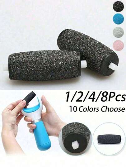 Elektriska fotslipningsrullar, ersättningshuvuden för fotvårdsverktyg, ersättningshuvuden för elektrisk fotslipning och förhårdnader, universella extra grova elektriska fotslipningshuvuden, tillbehör för liktornborttagning till elektrisk fotslipning, lämplig som presenter till nyår, helgdagar, halloween, jul, bröllop, alla hjärtans dag, mors dag och andra tillfällen