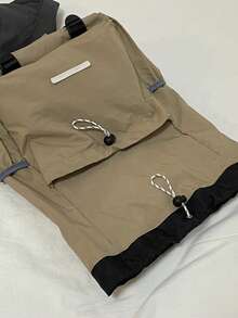 Backpack For Boys, Fashion Minimalist New Patchwork Design For Elementary, Middle, High School Students, College, Hiking, Travel Rucksack Large Capacity Bag - Multicolor - View 12