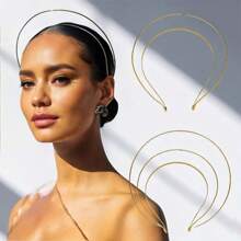 1PC Gold Halo Crown 3 Layer - Goddess Headpiece Queen Crown Bridal Headband Photoshoot Idea Gala Crown Festival Crown Halloween