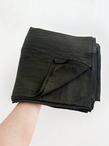 1 件装 女士时尚纯色印花头巾围巾长披肩头巾头巾头带面纱衣服 - 彩色 - 查看 31