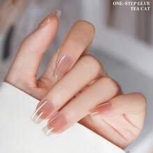 جل العين القطة خطوة واحدة 15مل، مكون خصيصًا لجل القطة المغناطيسي اللامع الذي يدوم طويلاً، مزيل طلاء الأظافر الصيفي جل طلاء الأظافر