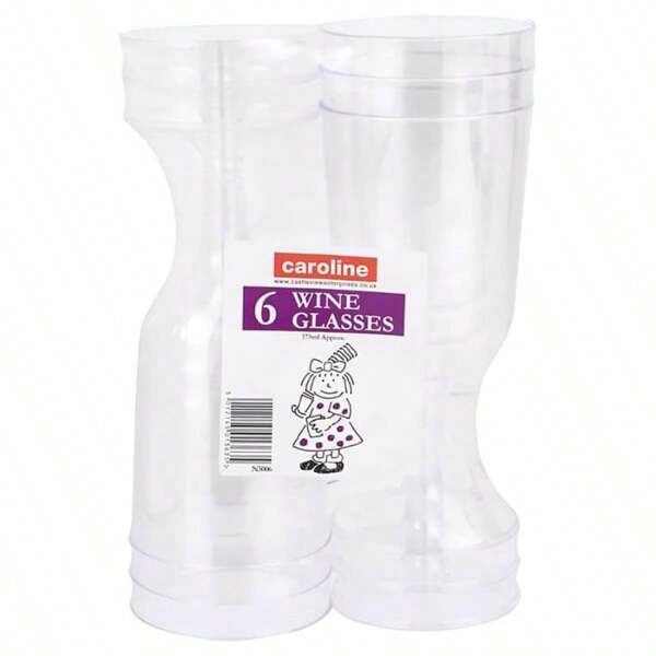 Caroline Wine Glasses Clear | Pack Of 6 (N5006)
