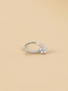 1 peça de piercing de nariz com pingente floral, joia de piercing feminina elegante e sexy, adequada para uso casual ou como presente, adorável piercing de nariz