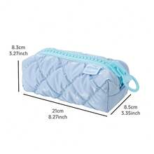 [Candy Color] Soft Student Stationery Storage Bag | Large | Pencil Case | Student | Girl | Candy Color - Multicolor - View 5