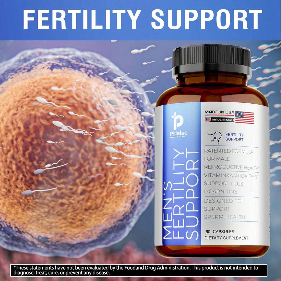 PSLALAE Men's Fertility Support - Supports Energy And Vitality,Increase  Count, Supports Reproductive Health - 60pcs - 60 Capsules(60粒膠囊) - 查看 1