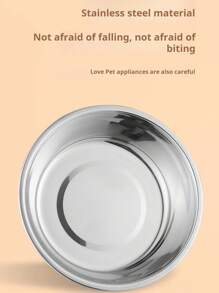 Tazón de acero inoxidable para gatos, tazón para perros, tazón para mascotas, suministros para mascotas, fácil de limpiar, forro para tazón de mascotas, comida para gatos, cuenco para comida de perros