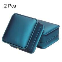 2PCS PU Leather Bracelet Boxes, Classic Leather Bangle Box Jewelry Gifts Boxes Storage Case Organizer Holder For Wedding Ceremony Proposal Engagement