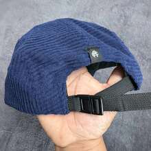 Anth Co Original Navy Velvet Five Panel Cap - 藍色 - 查看 6
