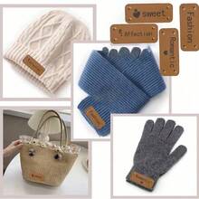 Custom Denim Patch Stickers, Custom Clothing Labels, Laser Engraving, Leather Patches & Tags Apparel Accessories, Faux Leather Denim Patches, Pet Carrier PU Leather, Synthetic Leather Tags - Accessory Leather Label - View 2