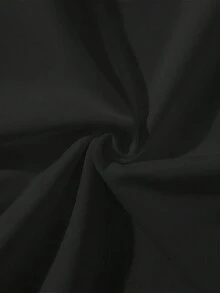 SANRIO Women's Short-Sleeved Crew Neck Casual T-Shirt With  Print. Made Of Pure Cotton. Machine Washable. Suitable For All Seasons. Summer Wear. Fun, Sexy, Avant-Garde And Personalized Design. Opaque Fabric. - màu đen - Xem 5