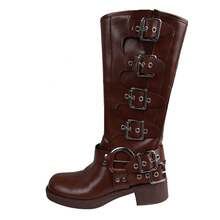 Women Western Boots - Brown - View 7