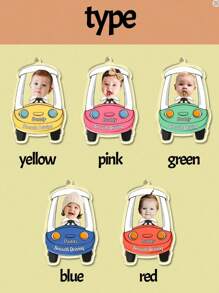 1pc Custom Baby Photo Memorial Pendant, Christmas Tree Acrylic Pendant, Personalized Car Pendant Customized Driving Plane Car Dad Car Pendant, Unique Custom Photo Gifts, Creative Christmas Gifts,1pc Customized Personalized 1 Photos Customized Car Pendant, Car Pendant, Rearview Mirror Decoration, Boy's Personalized Decoration,