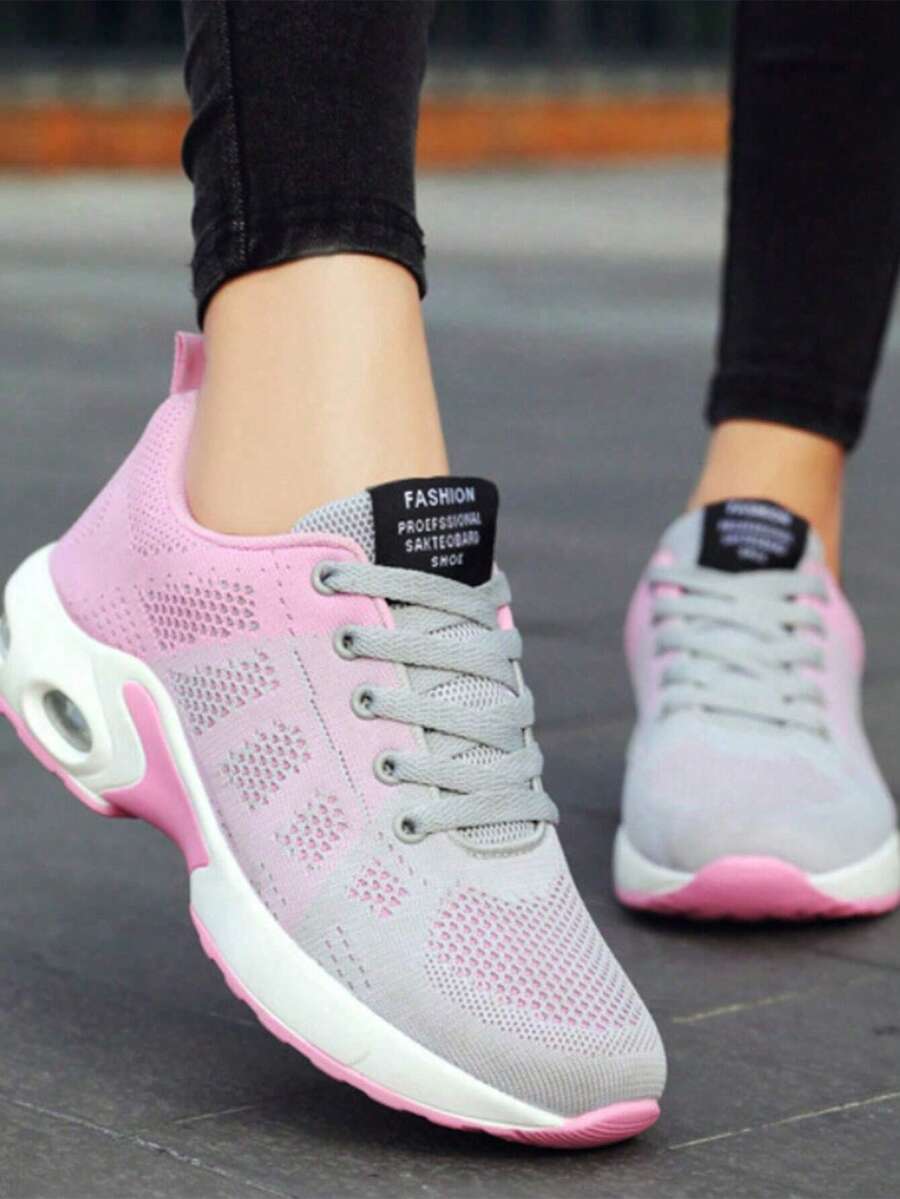 Zapatos para Caminar de Mujer, Zapatillas Deportivas Femeninas con Malla Transpirable Cómodas,Tenis para Mujer de Malla Transpirable: Zapatillas Bajos Antideslizantes: Casuales, Deportivos y a la Moda – Perfectas para Caminar, Correr o Uso Diario al Aire Libre