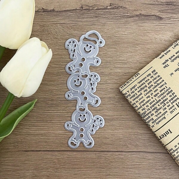 Merry Christmas Snowman Biscuit Metal Die Cuts,Sunflower Flower Leaf Cutting Dies Cut Stencils DIY Scrapbooking Decorative Embossing Paper Scrapbooking Card Making