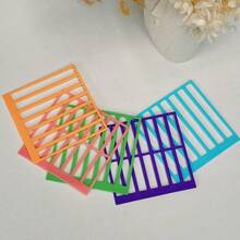 5 Stücke/Packung Diamant-Malerei Lineal mit ergonomischen Griffen - Dual-Zweck Diamant-Spitze Glättungswerkzeug & Trennpapier, kompatibel mit quadratischen/runden Leinwänden, präzise Messung für Diamant-Kunst, Kreuzstich, Scrapbooking - Bastelbedarf für Anfänger & Profis, Diamant-Malerei Werkzeuge