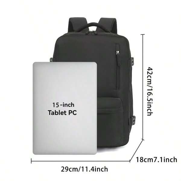 mokashu 40x20x25cm Carry-On Luggage Travel Backpack, Suitable For Ryanair Airlines, Men & Women 14-Inch Laptop Backpack For School, Outdoor, Travel, Office, Commuting, University, Business, Gift