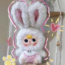 3-Year-Old Lili Rabbit Town Series 3-Year-Old Doll Figurine, Doll Plush Doll Ornament, Holiday Gift, Birthday Gift For Girls - Multicolor - View 4