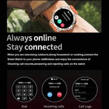 ساعة ذكية للرجال للرياضة الخارجية GZYR 2025 الجديدة، مزودة بضوء LED عالي الطاقة، شاشة لمس كاملة HD بحجم 1.85 بوصة (4.7 سم)، اتصال لاسلكي، بطارية طويلة الأمد 760 مللي أمبير، بوصلة، أكثر من 100 وضع رياضي، مقاومة للماء بمعيار IP68، مراقبة الصحة، متوافقة مع أندرويد وآي أو إس، هدية مثالية.