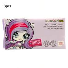 Monster High 60-Count Disposable Towels, Thickened & Enlarged Face Towels, Soft Makeup Remover Wipes, Dry , Skincare & Makeup Removal Accessories, Suitable For Sensitive Skin, Baby-Friendly, Wet & Dry Non-Woven Fabric, Soft Facial Towels, Must-Have For Beach Vacations, Travel Portable. EF Texture, Lint-Free, Strong Water Absorption, & Easily .