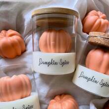 Halloween Kürbis duftende Kerze im Glas, luxuriöse Nischenkerze, Geburtstagsgeschenk, Heimdekoration, Ornament, Kerze, Hochzeitsdekoration, ideales Geschenk