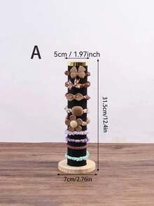 1个/2个装竖式头带、手镯、手表、珠宝展示架，女士礼品 - 彩色 - 查看 12