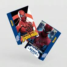 92pcs Marvel LOMO Cards Spider-Man HD Photo Cards Anime Peripheral Box Collection Cards Greeting Cards Party Gift Cards Toys