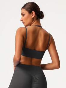 Sodalemon 女士双层可调节肩带 Beautyback 运动文胸 - 彩色 - 查看 5