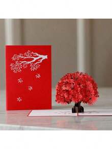 3D Pop-Up Wedding Greeting Card With Envelope, Romantic Lover Paper Carving Handmade Card, Sweet Wedding Party Invitation, Valentine's Day/Anniversary Card, Graduation Season Love Card