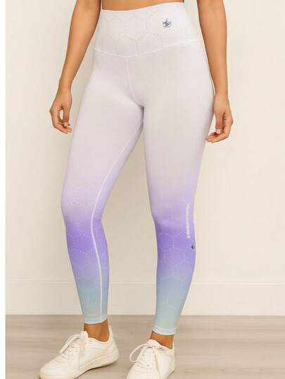 Legging Deportivo Mujer Estampado Hexa